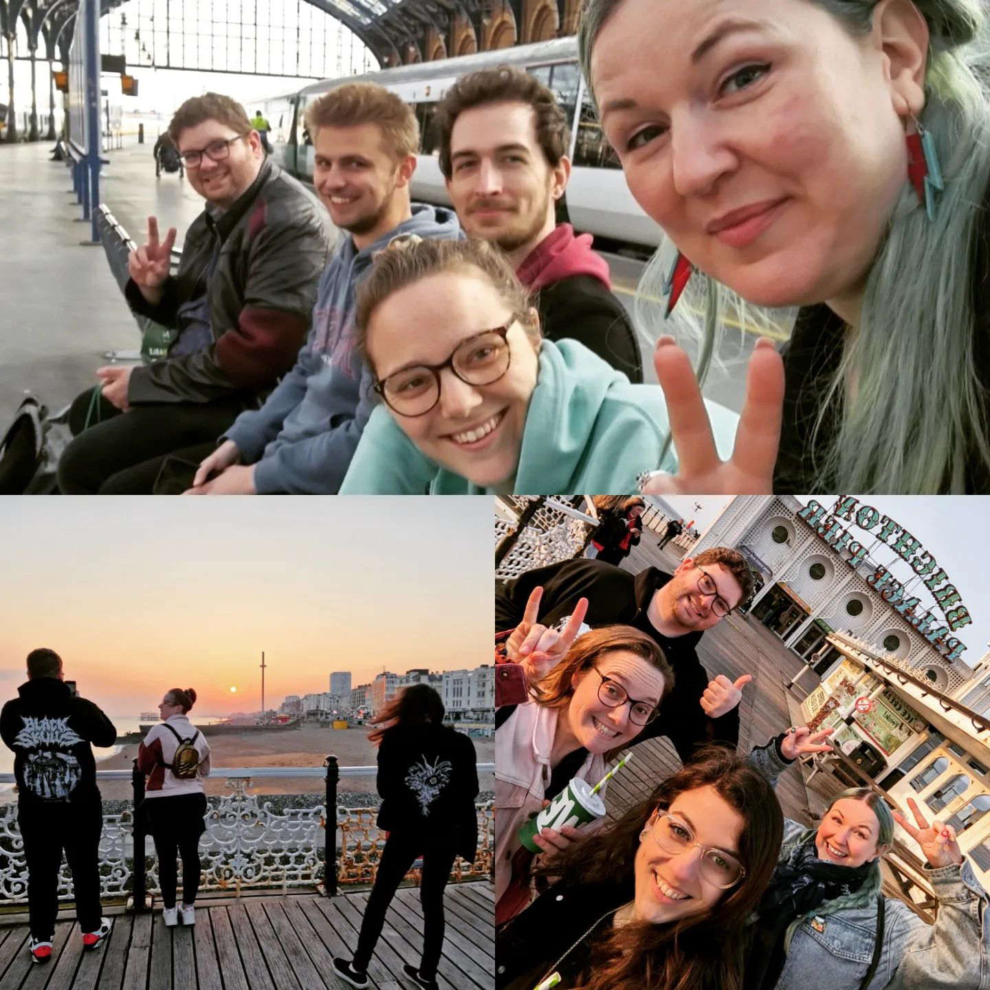 Photos from a team trip to Brighton SEO