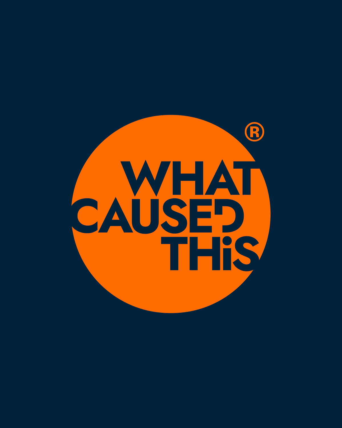 The What Caused This logo