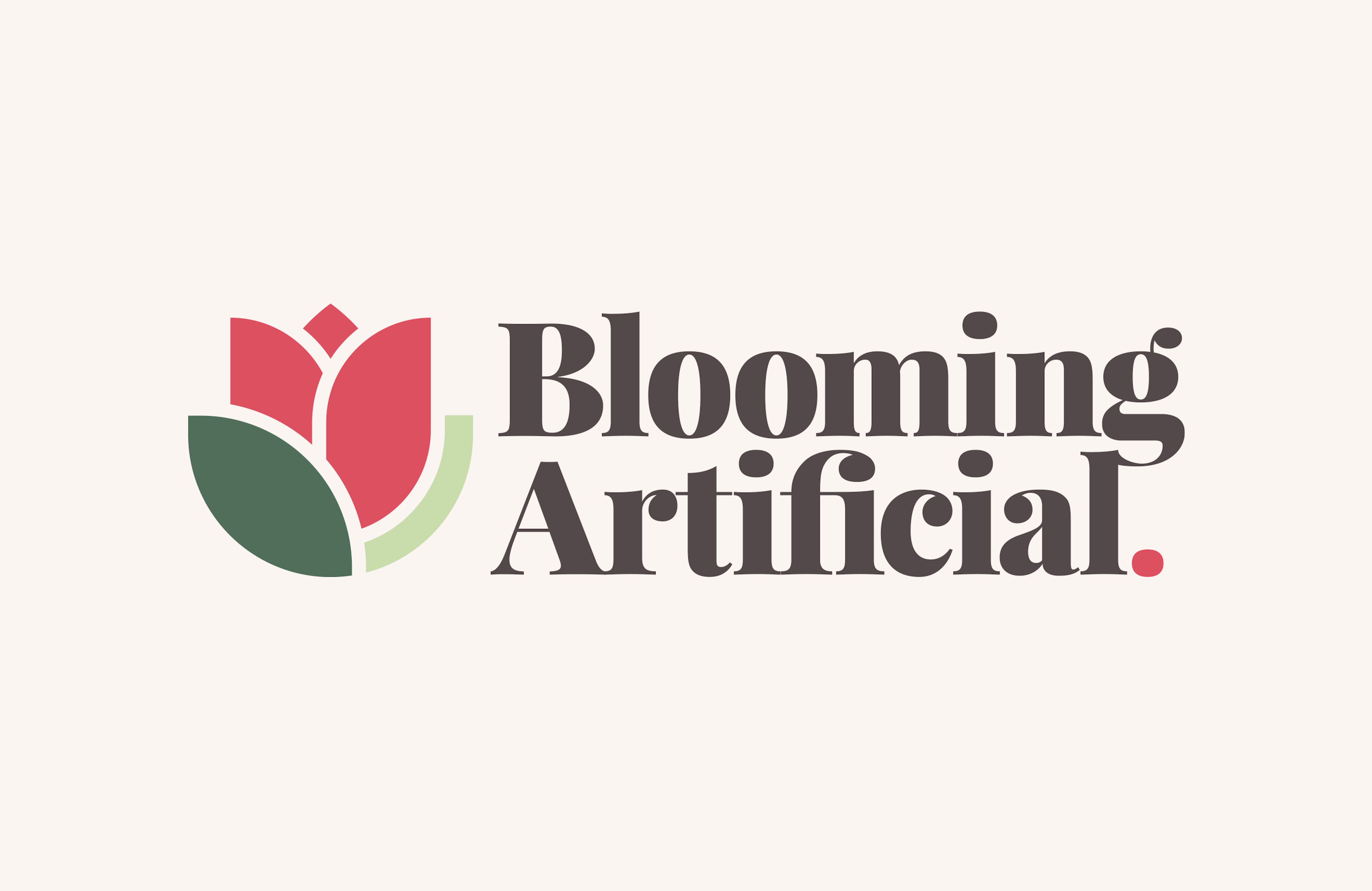 the Blooming Artificial logo.