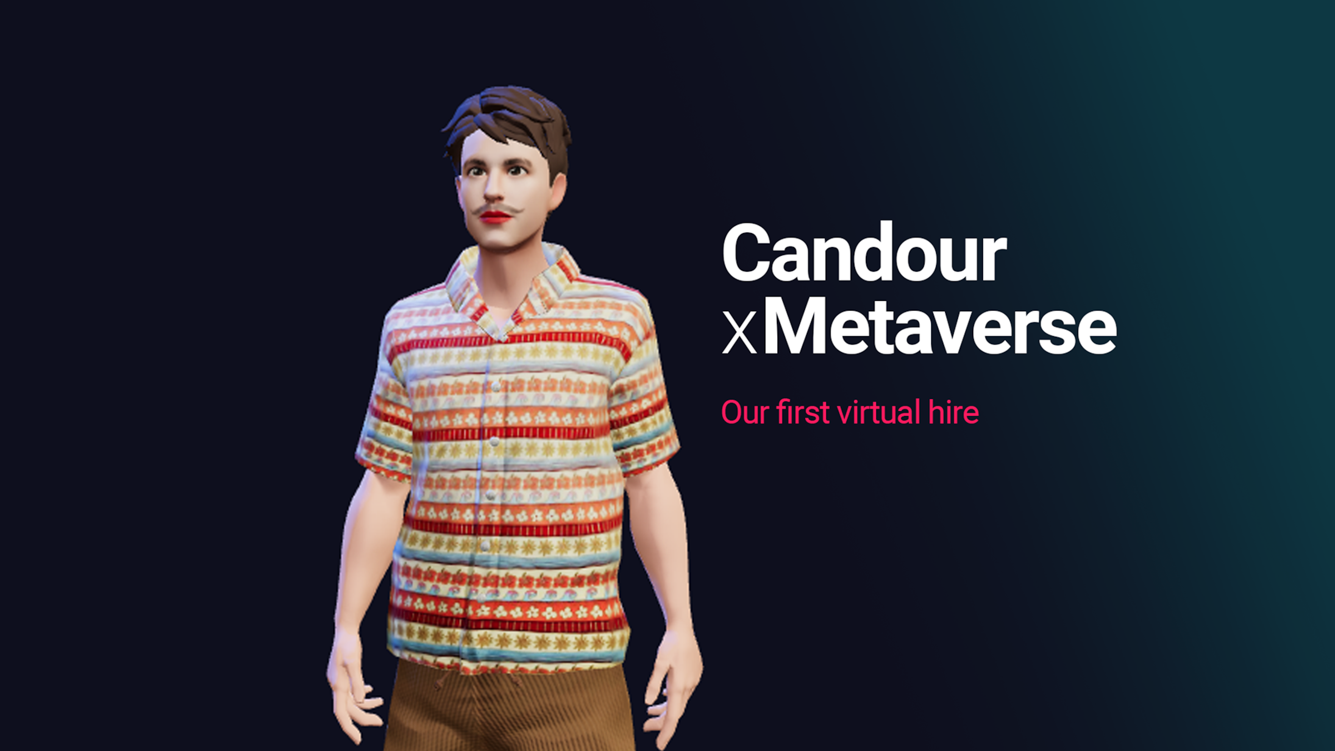 Candour x Metaverse virtual person