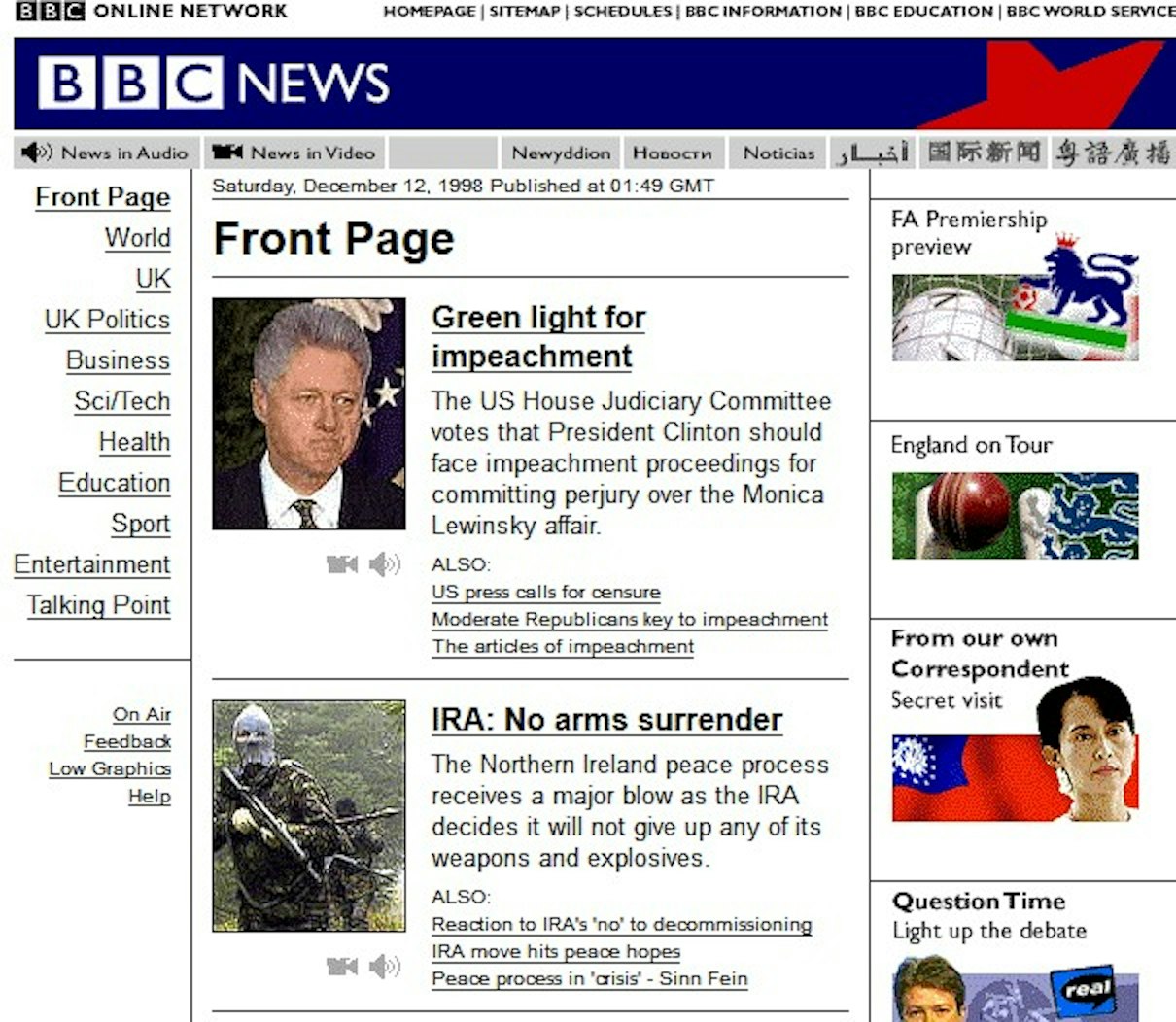 BBC website 1998