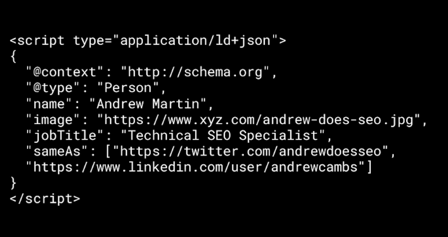 Example of Schema
