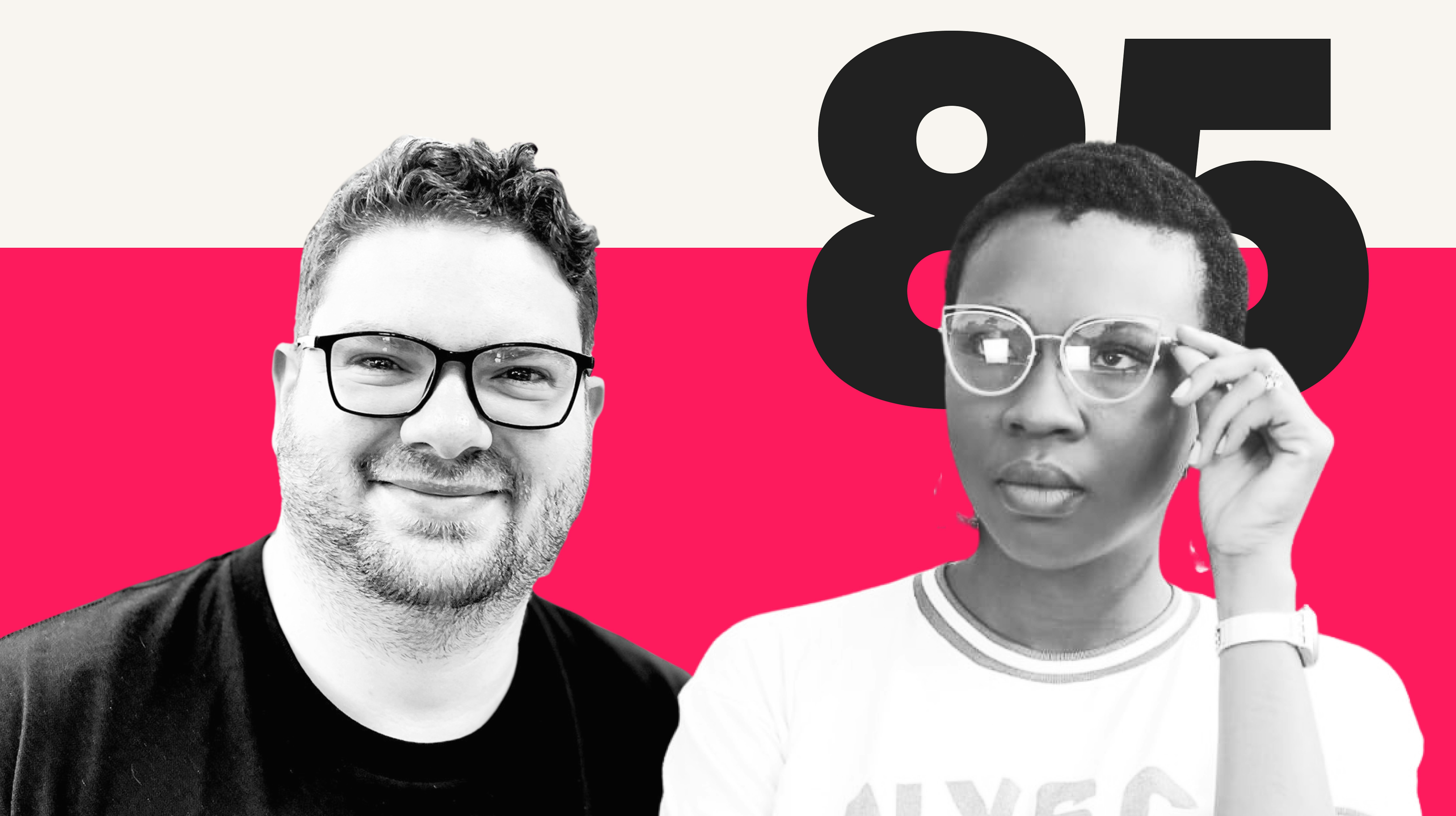 Podcast episode artwork for Search With Candour podcast featuring the host, Jack Chambers-Ward, and the guest, Ebere Jonathan